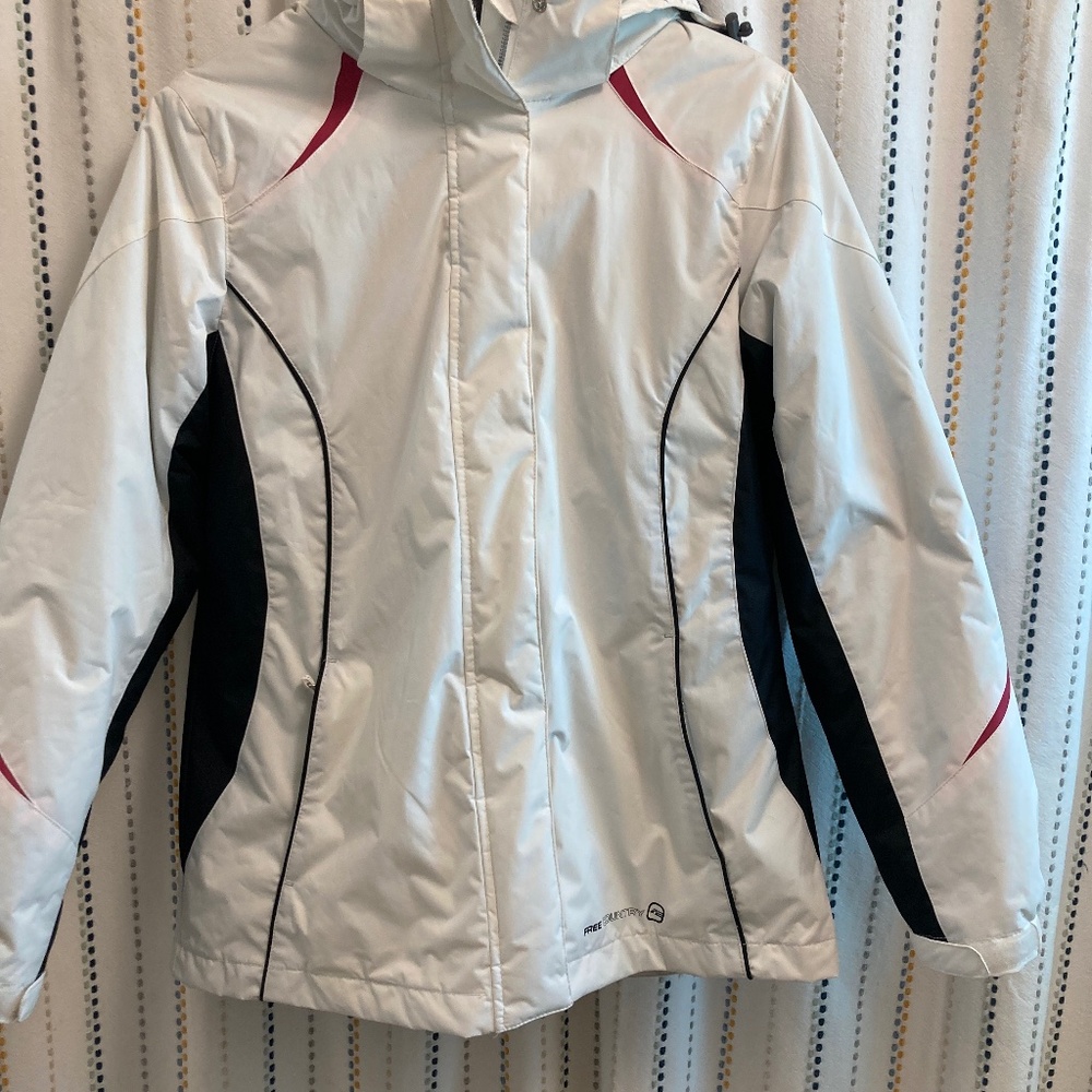 Free Country Women’s Jacket Medium Zip Hooded
